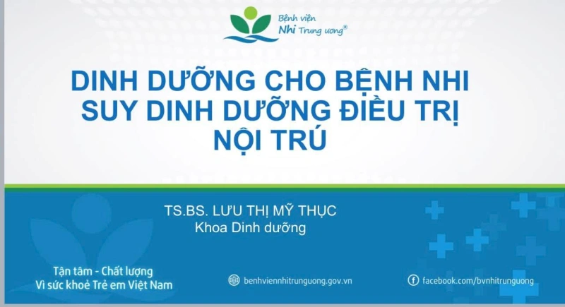 Tập huấn chăm sóc dinh dưỡng bệnh lý cho người bệnh