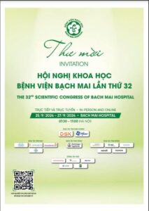 Thư mời tham dự Hội nghị Khoa học Bệnh viện Bạch Mai lần thứ 32